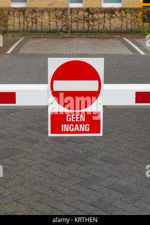 no entry sign Stock Photo