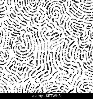 Vector geometric seamless pattern. Repeating abstract dots Stock Photo