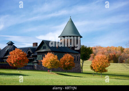 The Farm Barn, Shelburne Farms, Shelburne, Vermont, USA Stock Photo