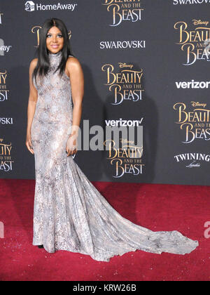HOLLYWOOD, CA - MARCH 2:  Recording Artist Toni Braxton attends Disney's 'Beauty And The Beast' World Premiere at El Capitan Theatre on March 2, 2017 in Hollywood, California.  Photo by Barry King/Alamy Stock Photo Stock Photo