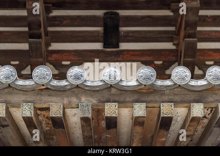 Horyuji temple, Ikaruga Town, Ikoma District, Nara Prefecture, Japan Stock Photo