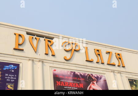 PVR Plaza movie cinema in New Delhi India. PVR cinemas is one of the biggest movie cinema company in India. Stock Photo