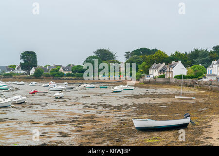 Scenery around Larmor-Baden, a commune in the Morbihan department of Brittany in north-western France. Stock Photo