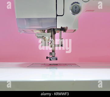 Close up view of a modern sewing machine Stock Photo