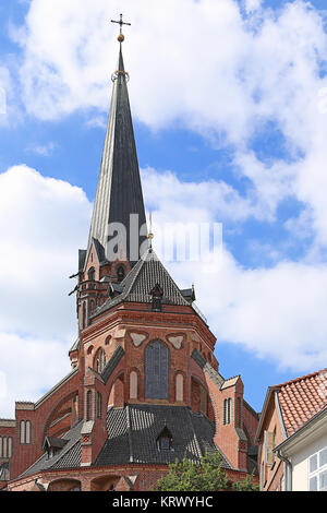 church of st. nicolai in the lÃ¼neburg water district Stock Photo