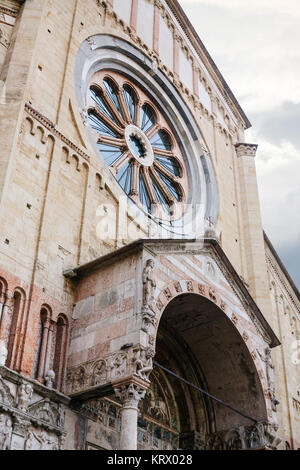 facade of San Zeno church in Verona city Stock Photo