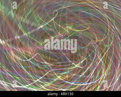 Abstract Color Lines Stock Photo