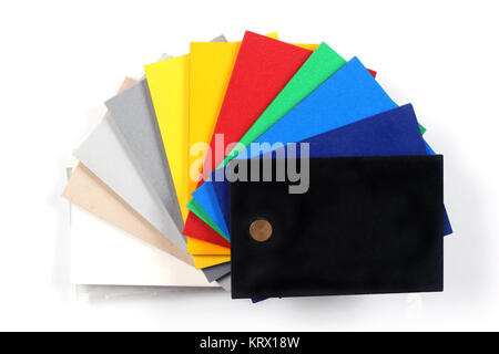 Color cards swatches Stock Photo
