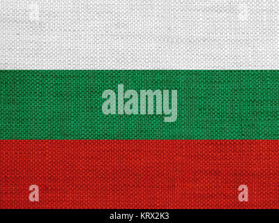 Flag on old linen Stock Photo - Alamy