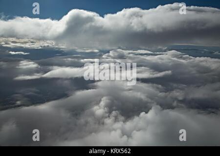 Clouds from above Stock Photo