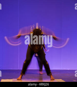 African Dancer performance show Stock Photo