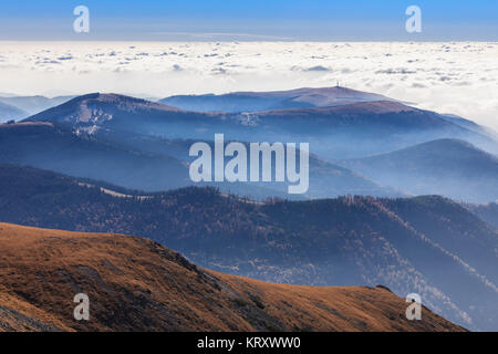 mountain landscape in winter Stock Photo