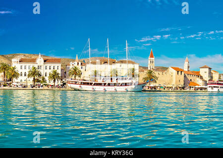 UNESCO town of Trogit seafront view Stock Photo