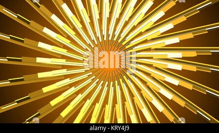Abstract gold element Stock Photo