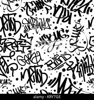 Graffiti squeezer font Stock Photo - Alamy