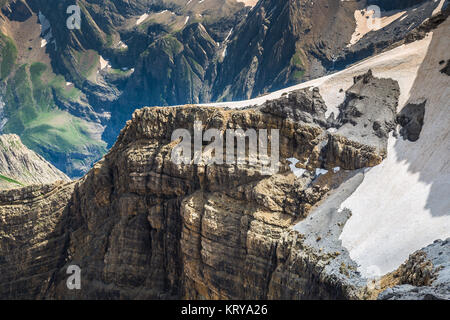 beautiful landscape of pyrenees mountains Stock Photo