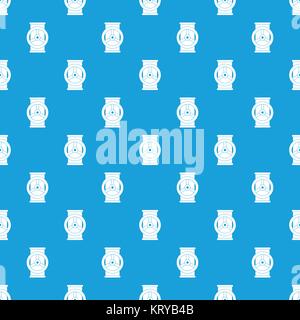 Valve pattern seamless blue Stock Vector