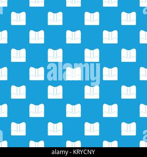 Orthopedic pillow pattern seamless blue Stock Vector