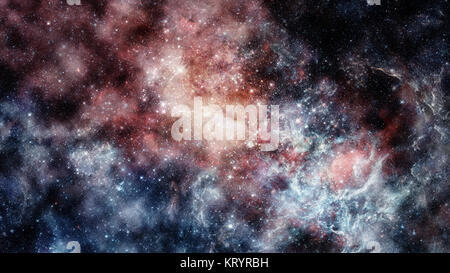 Starry outer space background texture. Elements of this image furnished by NASA. Stock Photo