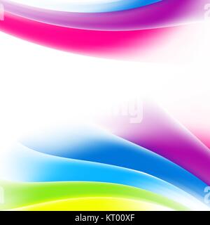 Vector abstract rainbow gradient mesh multicolored vibrant background. Stock Vector