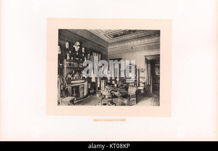 Artistic houses - being a series of interior views of a number of the most beautiful and celebrated homes in the United States - with a description of the art treasures contained therein MET DP359813 Stock Photo