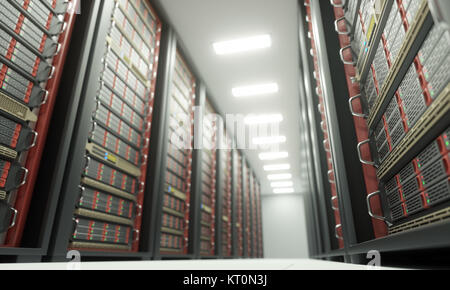 Server Room Data Center Stock Photo