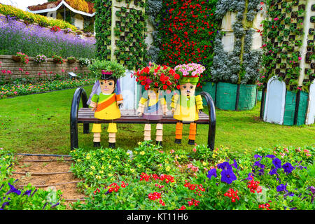 Flower garden,Tourist spot Stock Photo