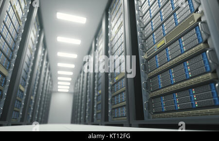 Server Room Data Center Stock Photo