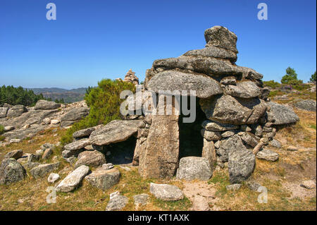 Refugee in National Park of Peneda Geres, Portugal Stock Photo