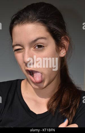 Silly Youthful Female Stock Photo