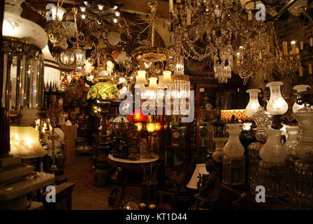 An antique light shop in Philadelphia Stock Photo