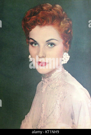 Debra Paget 1956 Stock Photo