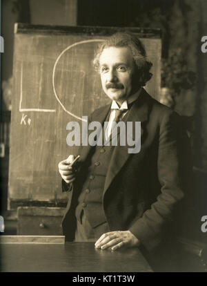 Einstein 1921 by F Schmutzer Stock Photo