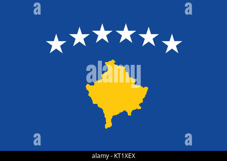 National flag of Kosovo