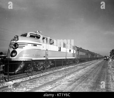 Florida East Coast Railway streamliner  Henry M. Flagler Stock Photo