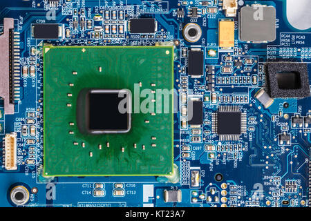 Modern printed circuit board Stock Photo