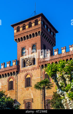 Italy Piedmont Canavese Mazzè the Castle Stock Photo