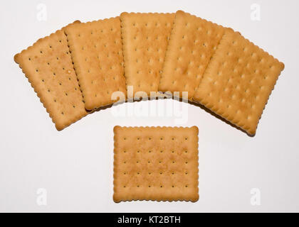 Cookies isolated on a white background Stock Photo