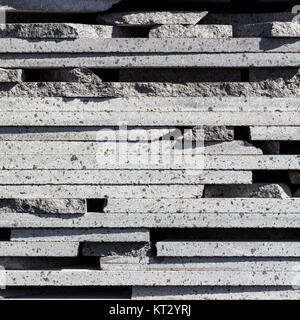 Vulcanic Stone bricks. Stock Photo