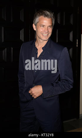 BOCA RATON, FL - NOVEMBER 21:  Timothy Olyphant arrives at 26th Annual Chris Evert/Raymond James Pro-Celebrity Tennis Classic Gala at The Boca Raton Resort on November 21, 2014 in Boca Raton, Florida.   People:  Timothy Olyphant Stock Photo