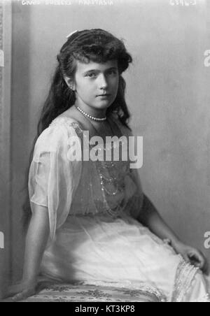 Anastasia Romanov. Portrait of the youngest daughter of Tsar Nicholas