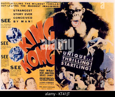 King Kong (1933) movie poster (2) Stock Photo