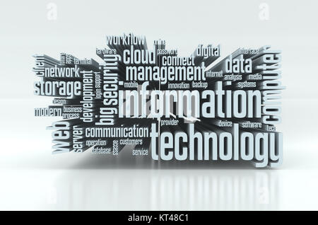 concept of information technology Stock Photo