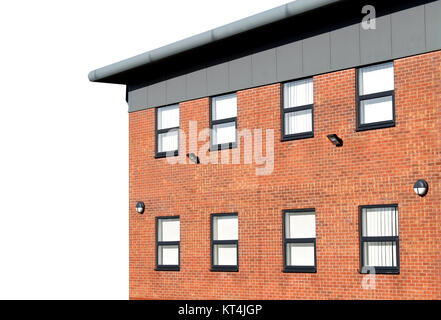 Empty modern office building isolated Stock Photo