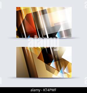 Abstract blank name card template for business artwork. eps 10 Stock Vector