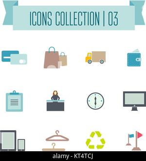 Vector buttons icon set vector. Web symbol set eps 10 Stock Vector