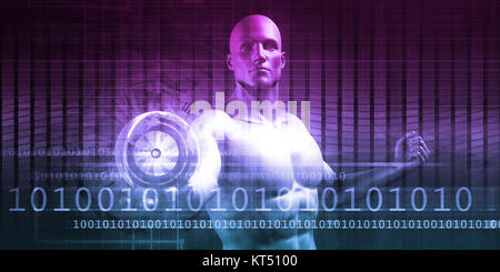 Empowered By Technology Stock Photo