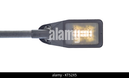 Modern LED street light lamp body on white background Stock Photo