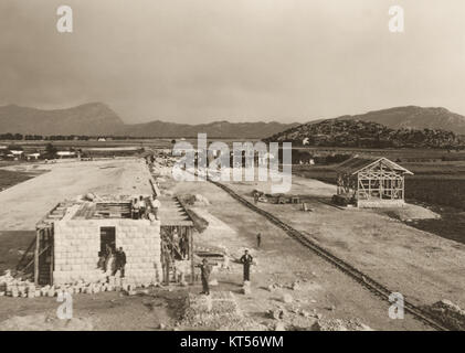 Narrow-Gauge-Railway Dalmatinerbahn Station-Niksic Stock Photo