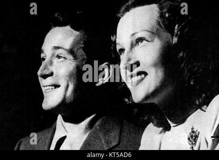 Perry Como Jo Stafford Chesterfield Supper Club 1947 Stock Photo